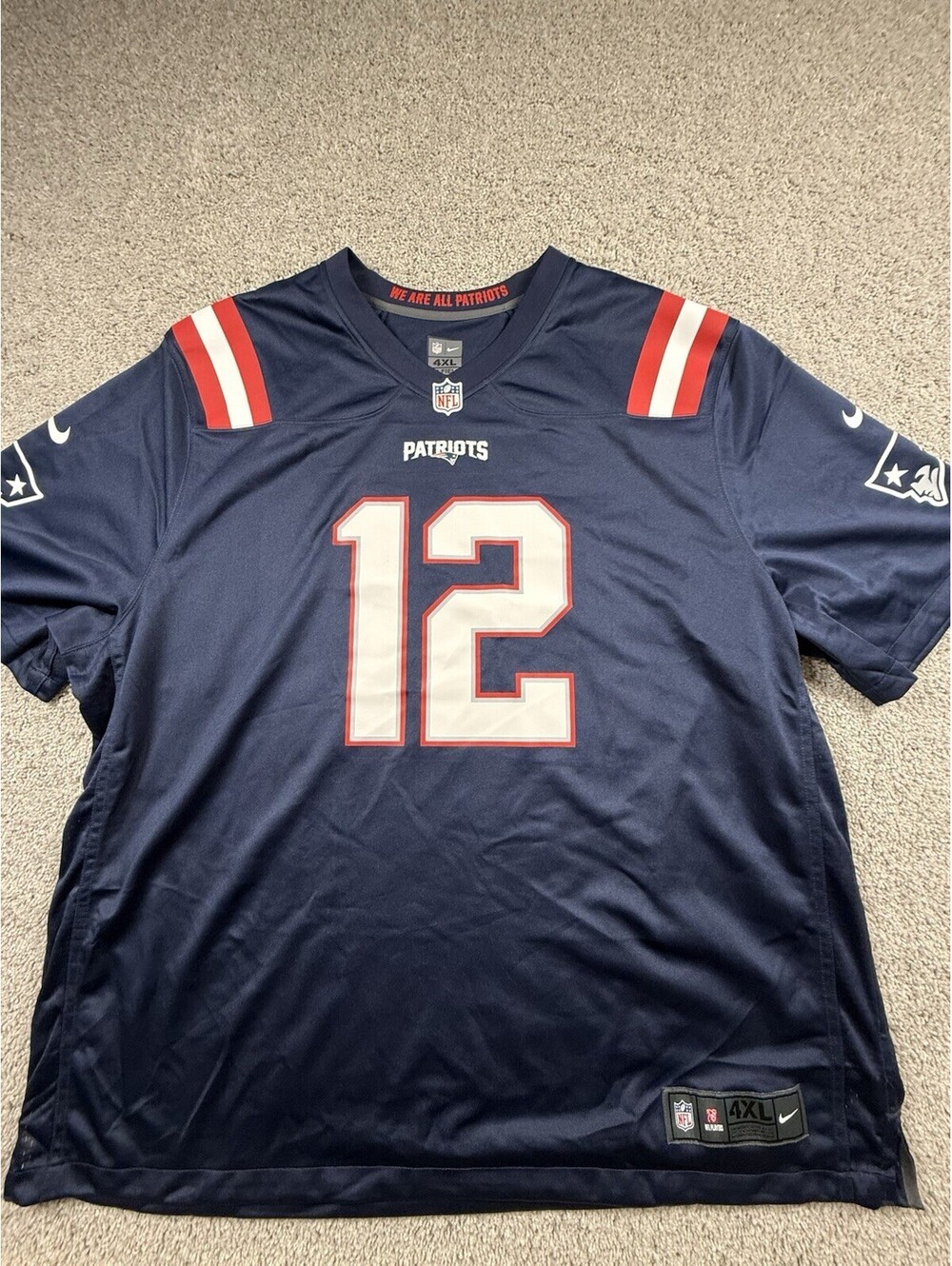 NWOT Tom Brady New England Patriots Nike Vapor Elite Jersey Size 4XL
